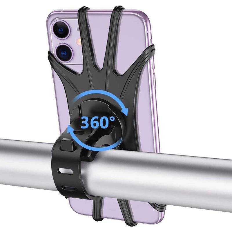 Giá đỡ điện thoại xoay 360 độ gắn xe đạp