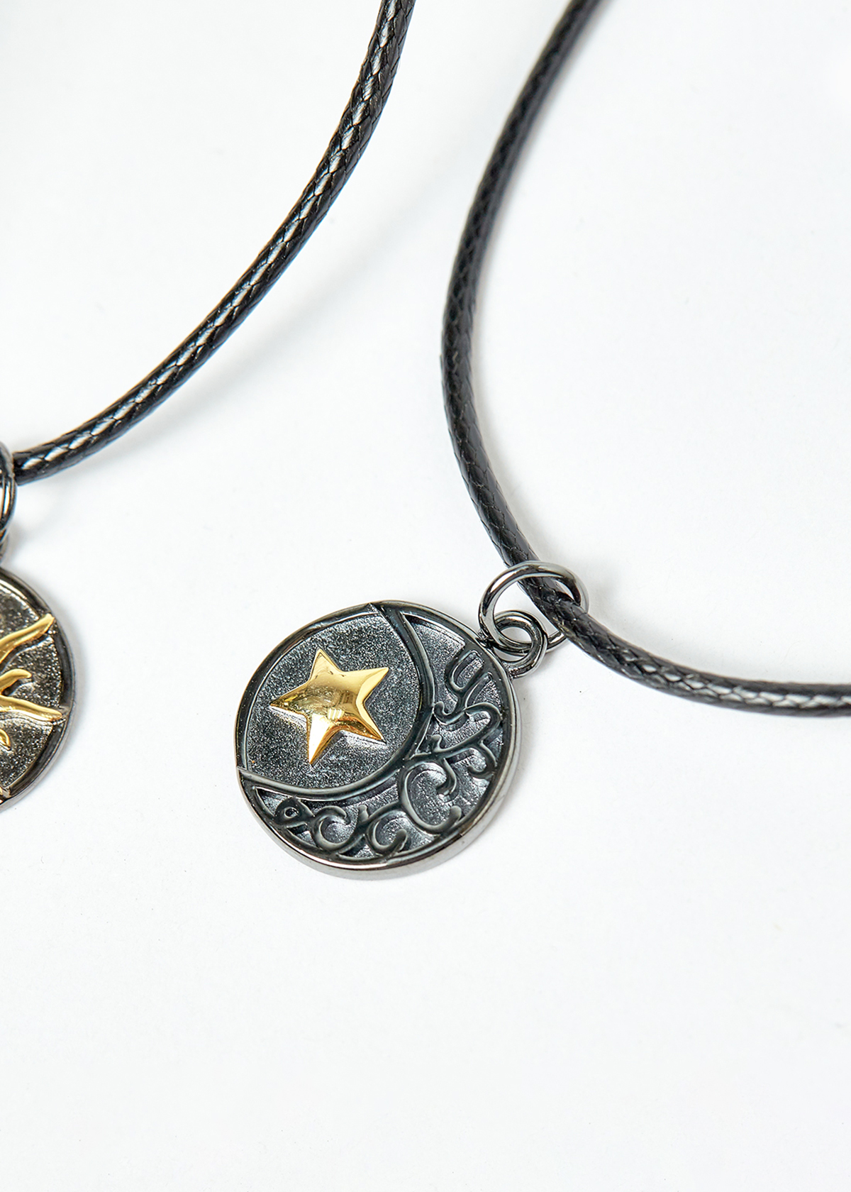 Combo dây chuyền nam nữ bạc moon and sun - Ngọc Quý Gemstones