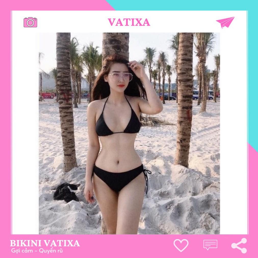 freeship Bikini tam giác đen VATIXA BKN26 ĐEN