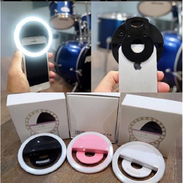 ĐÈN LED SELFIE CHỤP ẢNH CHO ĐIỆN THOẠI DẠNG KẸP RK12 - Siêu Sáng