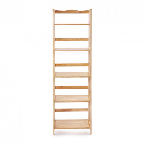 Kệ sách 50cm, 5 tầng gỗ cao su