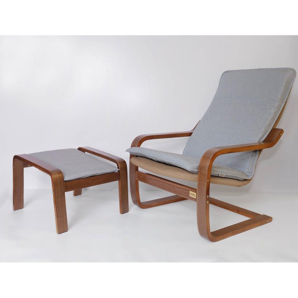 Ghế Poang Armchair_khung óc chó