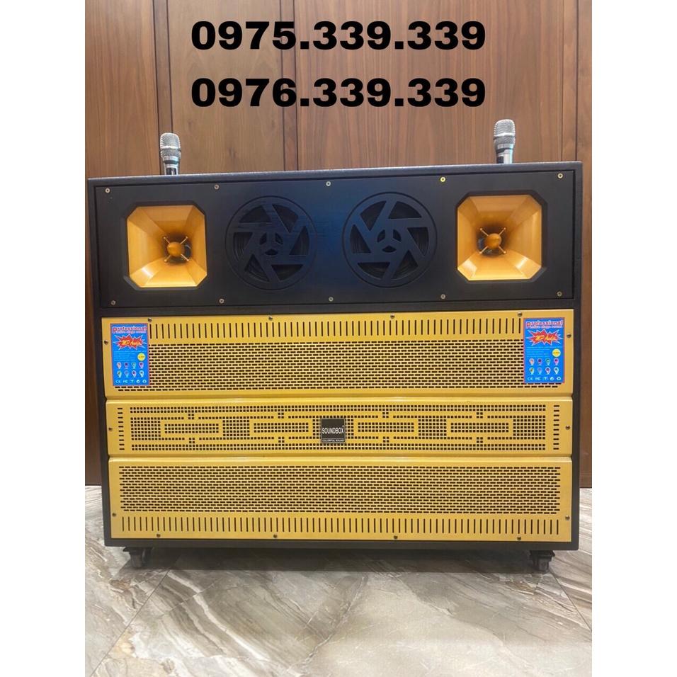 Loa Kéo Di Động SOUNDBOX SB-8900 (Bass đôi 40cm x2, 2 Micro)