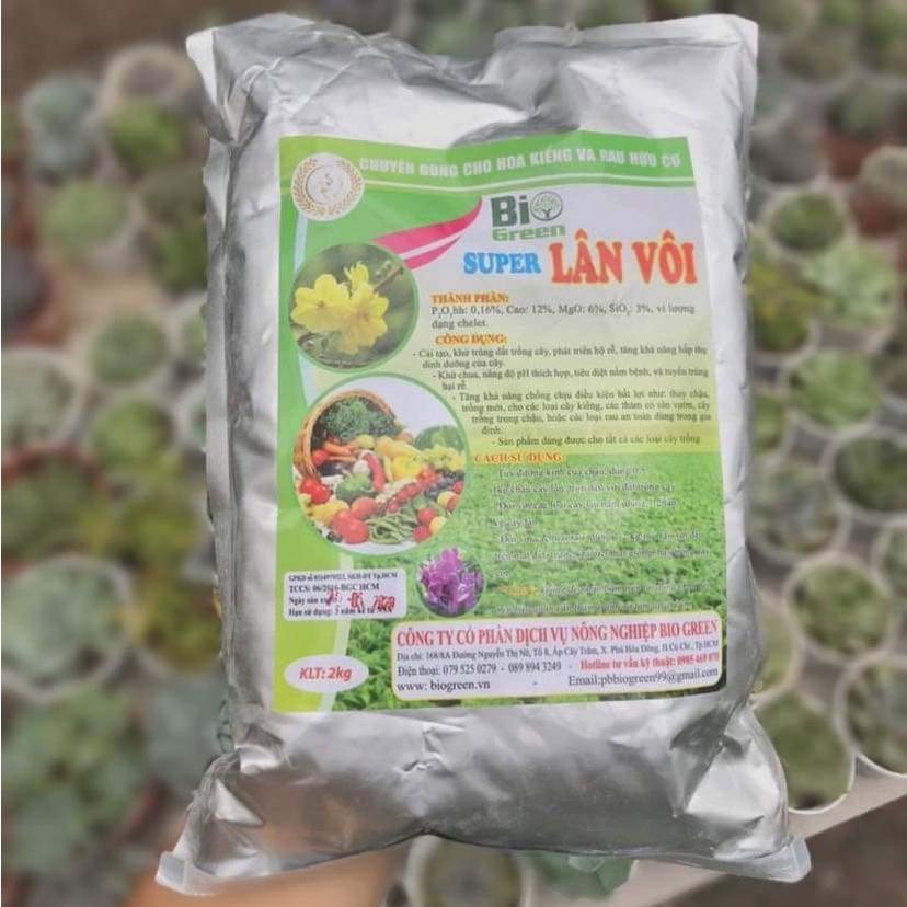 Lân Vôi Bio Green cải tạo và khử trùng đất