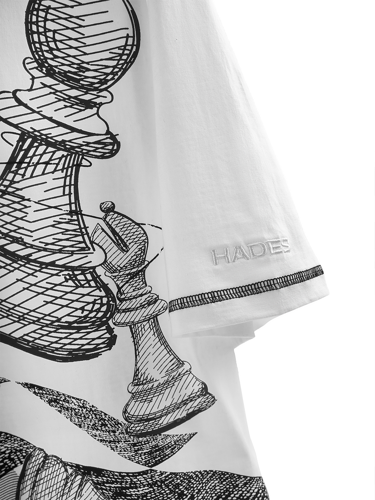 Áo Thun Tay Lỡ Unisex CHESS PUPPET 100% Cotton - HADES Brand Chính Hãng