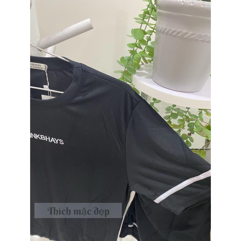 Bộ quần áo nam thu đông thể thao thun cotton trơn in chữ form rộng quần đùi style hàn quốc ngầu 08