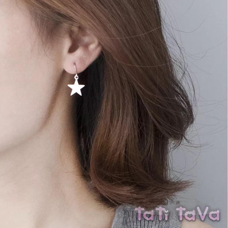 Bông tai hình học- Bông tai ngôi sao nhỏ đẹp Tatitava