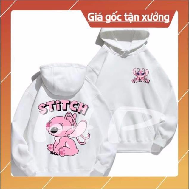 Áo hoodie Stit xanh hồng chất nỉ bông cotton 4 màu cao cấp hót 2020