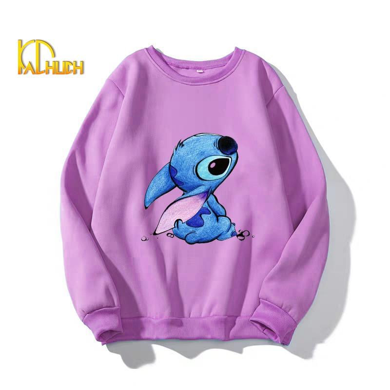 ÁO SWEATER NỮ IN STITCH DỄ THUƠNG