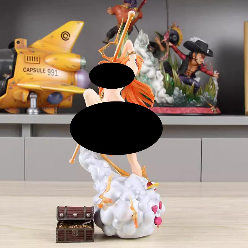 Mô Hình Nami Trạng Thái Chiến Đấu Và ZEUS 32Cm Mô hình One Piece Cao Cấp, Figure Mô Hình Anmie One Piece Luffy Vua Hải T