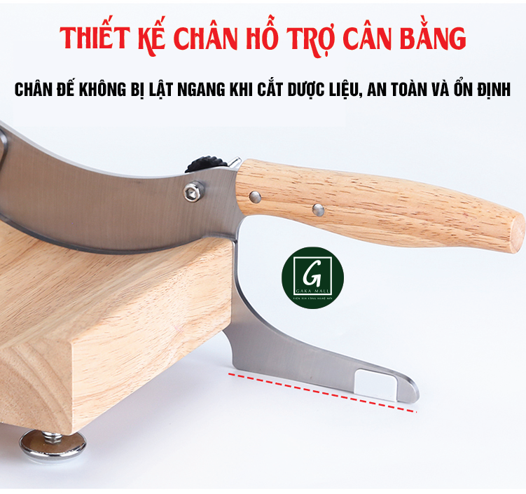 Dao cầu thái đa năng, máy thái thực phẩm, dao thái nấm, dao thái dược liệu, dao thái D0281, đổi lỗi 3 năm, inox430 - Tặng tay mài dao