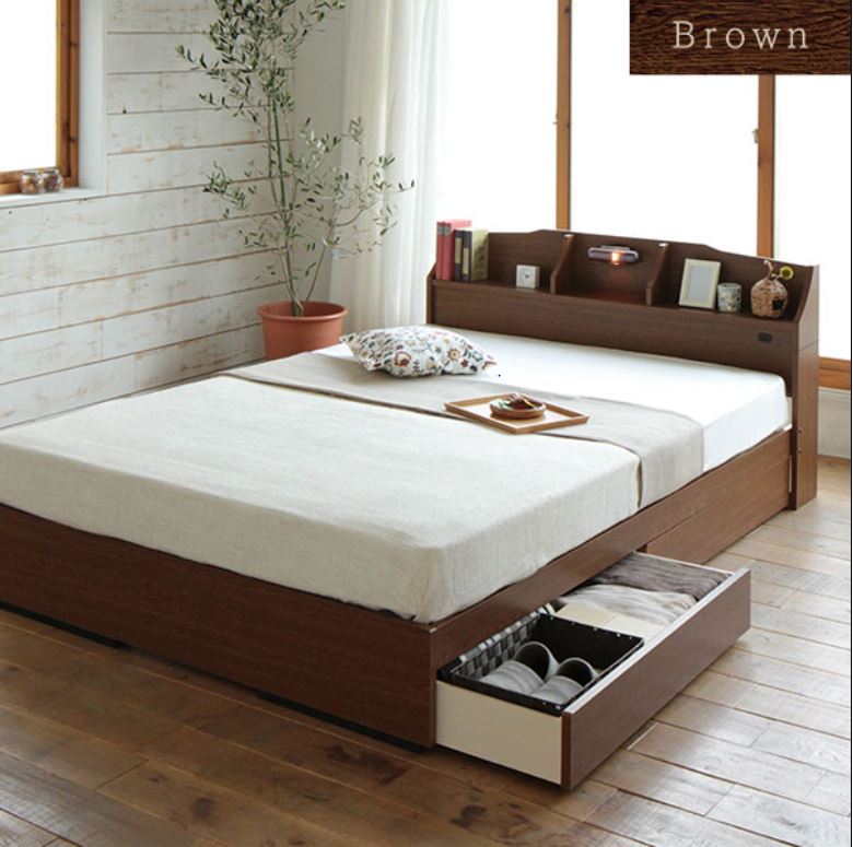 Giường ngủ cao cấp HMR Lõi xanh chống ẩm OHAHA 003- Brown Bed