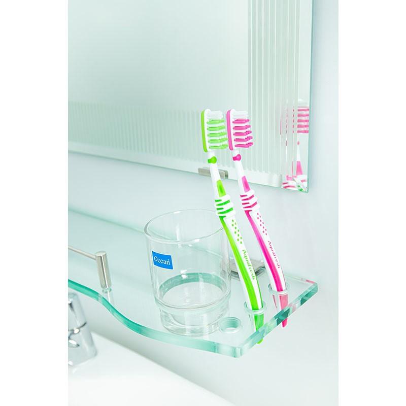 Kệ kính Kibath đa năng kèm ly inox 304