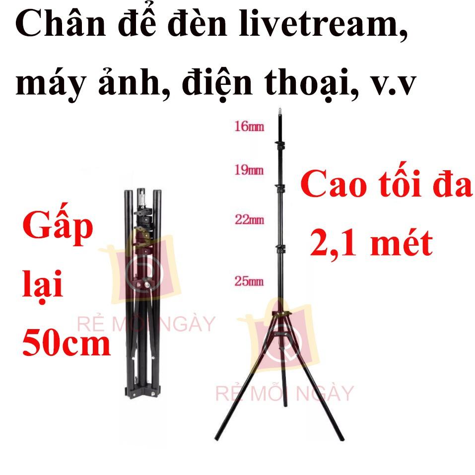 GIÁ ĐỠ 3 CHÂN CÓ THỂ ĐIỀU CHỈNH ĐỒ CAO DÀNH CHO ĐIỆN THOẠI, MÁY ẢNH, ĐÈN, LIVETREAM