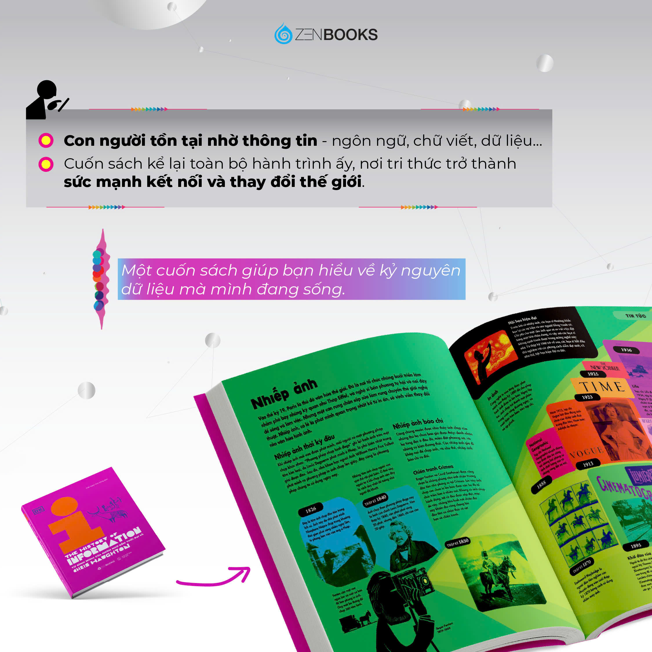 Sách - Lịch Sử Thông Tin - The History of Information: Từ Bình Minh Của Ngôn Ngữ Đến Thời Đại Số