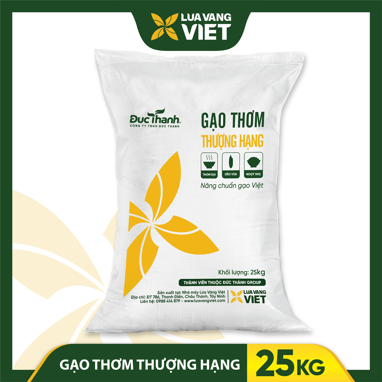 Gạo Thơm Thượng Hạng bao 25kg