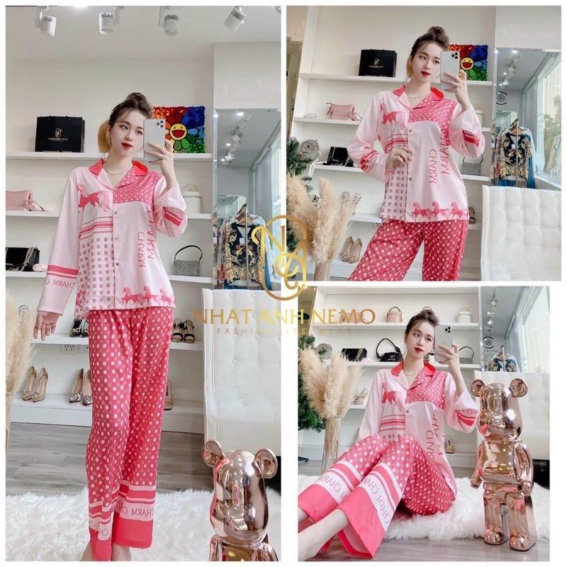 Bộ Lụa Thiết Kế QC in Full 5D siêu đẹp size dưới 60kg