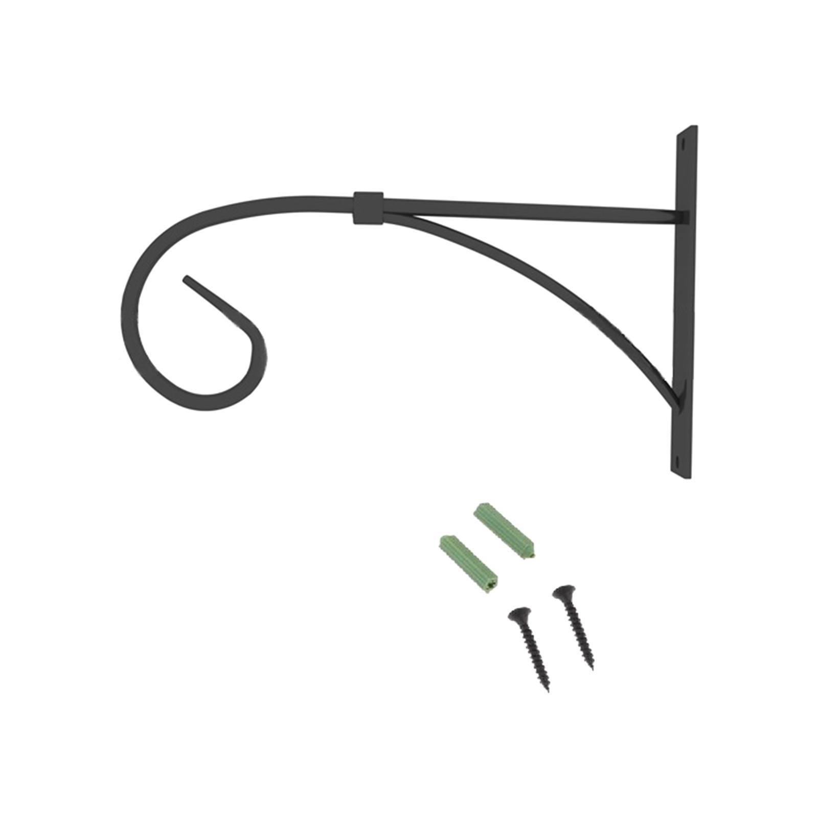 Hanging Basket Bracket Stylish Hanging Plant Bracket for Outdoor Garden