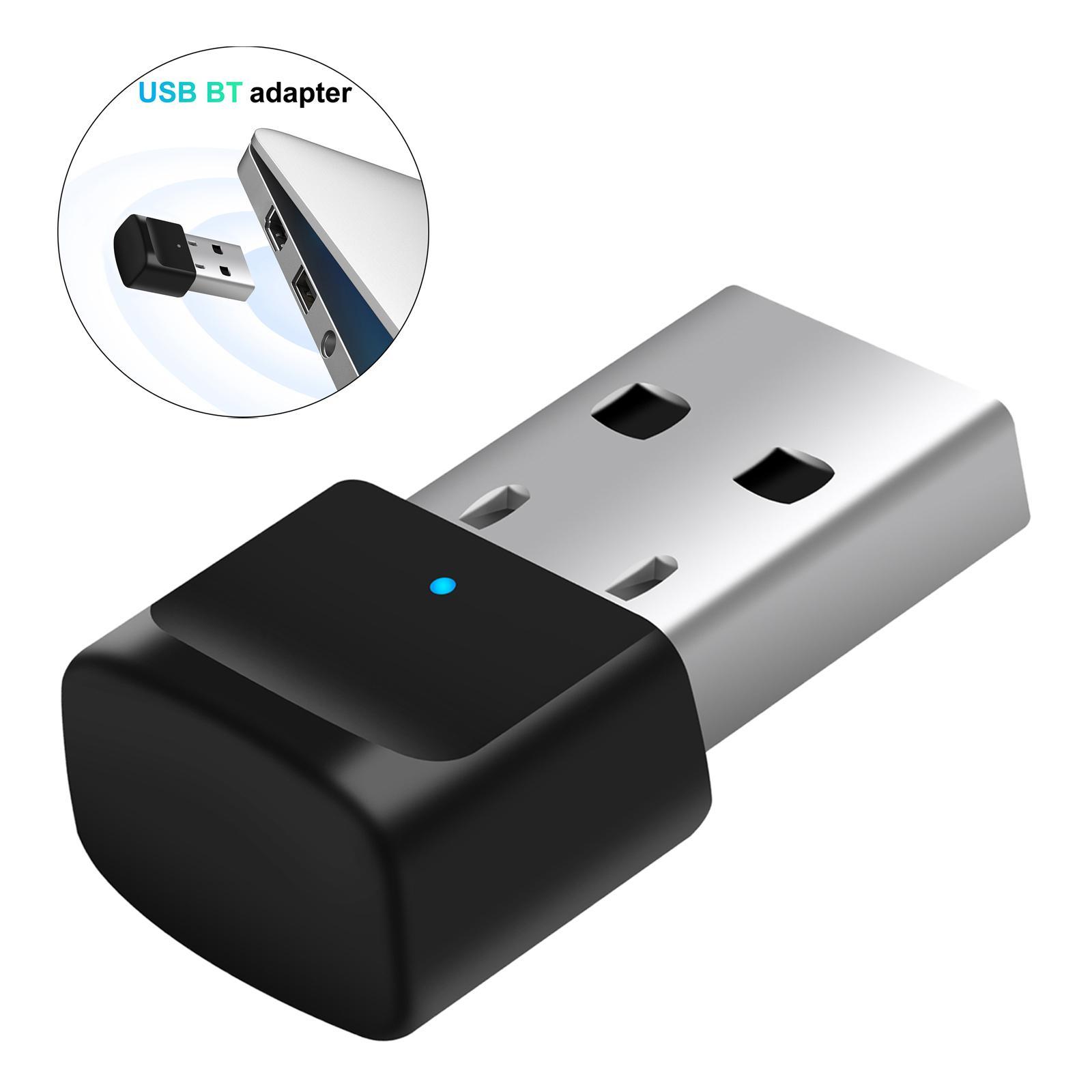 USB Bluetooth 5.0 Adapter  Receiver ,Long Range Wireless 2-In-1
