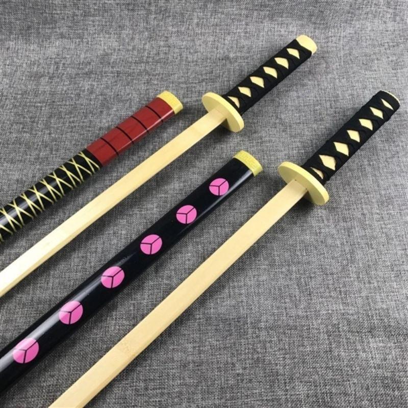 (Có Sẵn) Đồ Chơi Cosplay Nhân Vật Zoro Trong One Piece Dành Cho Trẻ Em Bằng Gỗ Dài 75cm