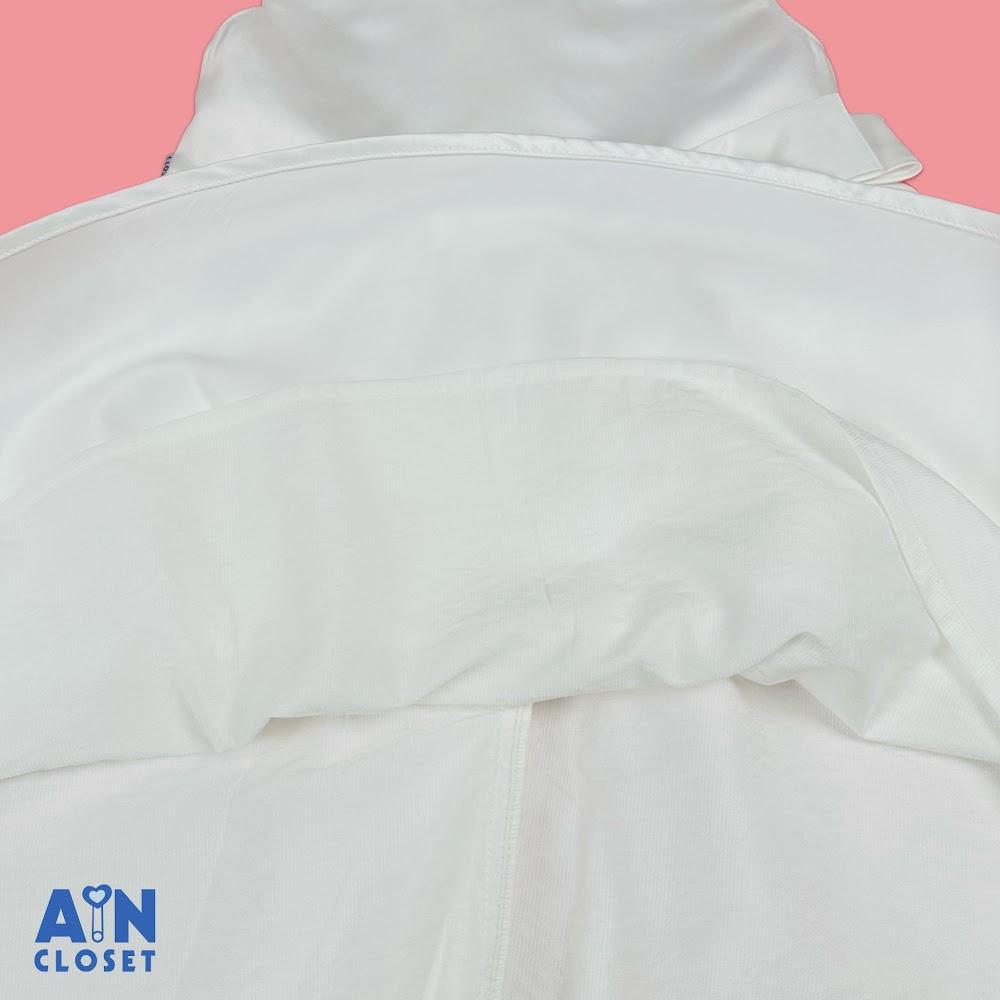 Đầm công chúa bé gái họa tiết Trắng Trơn Tafta lụa - AICDBGBDKYV5 - AIN Closet