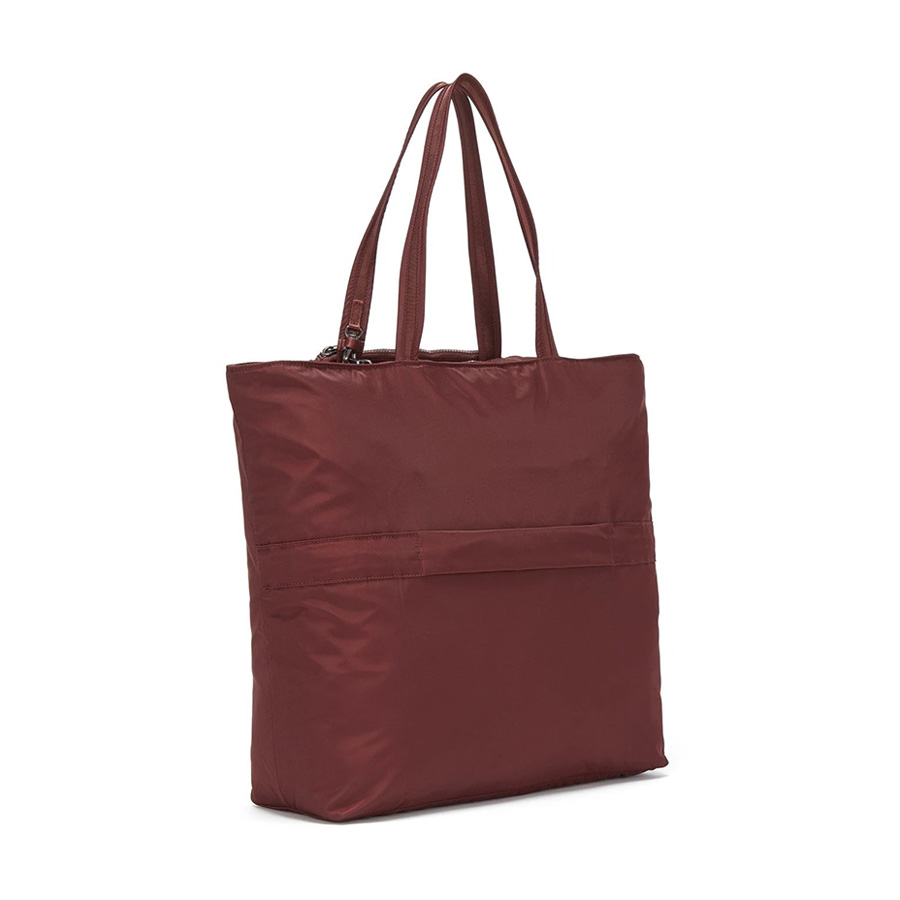Túi tote ngang Citysafe CX PACSAFE - ÚC : Hệ thống khóa kéo thông minh có móc gài an toàn Vật liệu chống rạch trộm bảo vệ đồ đạc của bạn