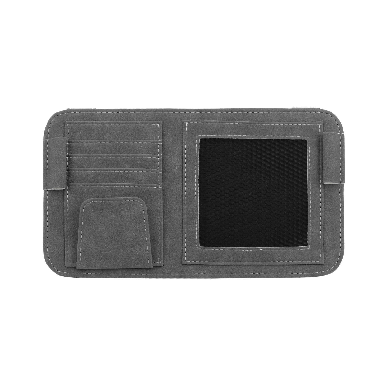 Car Sun Visor Organizer Sun Visor Pouch Multifunctional Storage Pocket Visor Storage Bag for Storing Cards SUV Truck Men Women