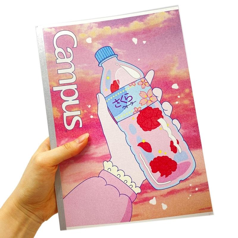 Vở Kawaii B5 Kẻ Ngang Có Chấm 200 Trang ĐL 70g/m2 - Campus NB-BKWI200