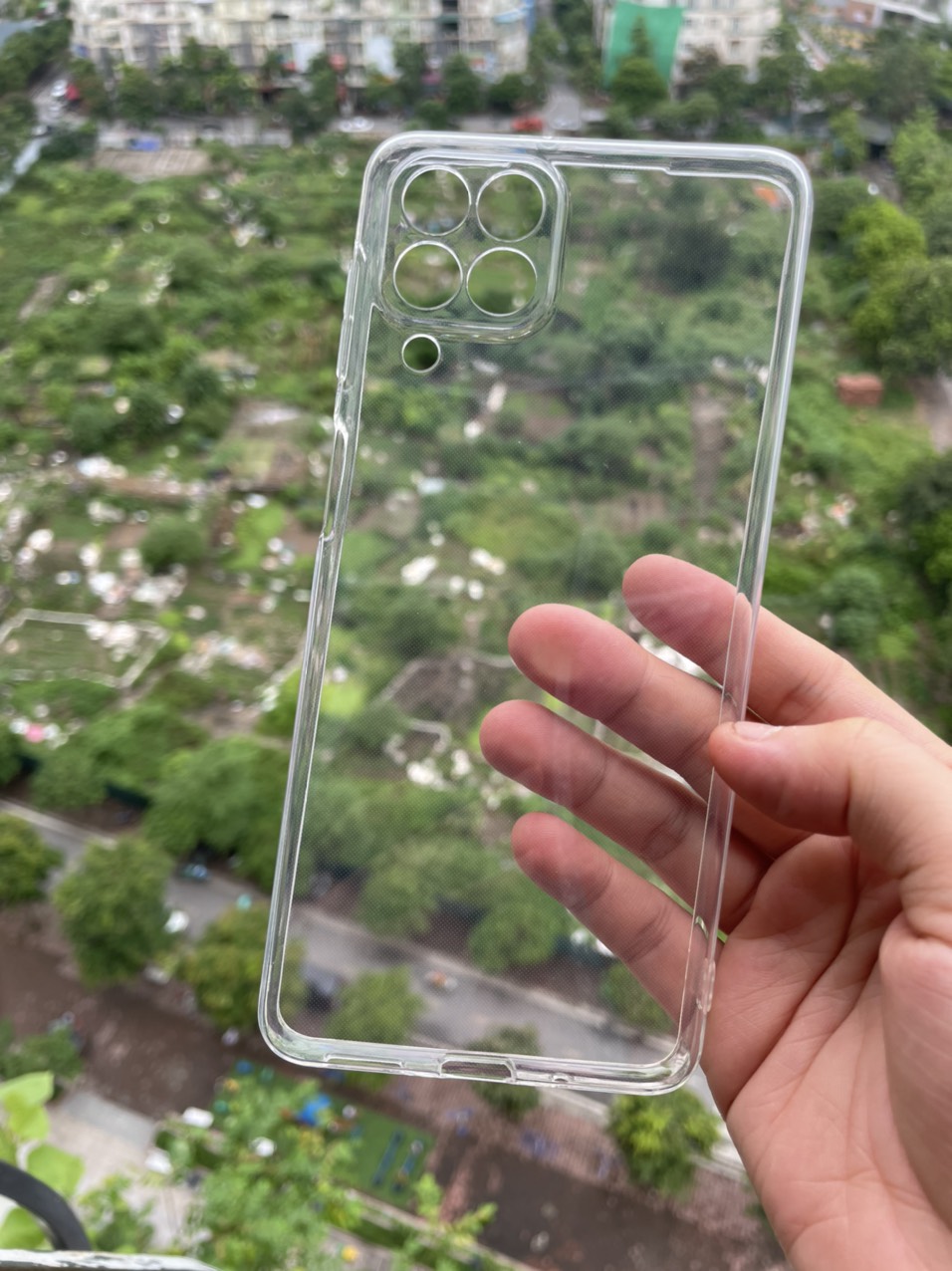 Ốp lưng silicon cho Samsung Galaxy M33 5G dẻo Gor Bảo vệ camera trong suốt Hàng nhập khẩu