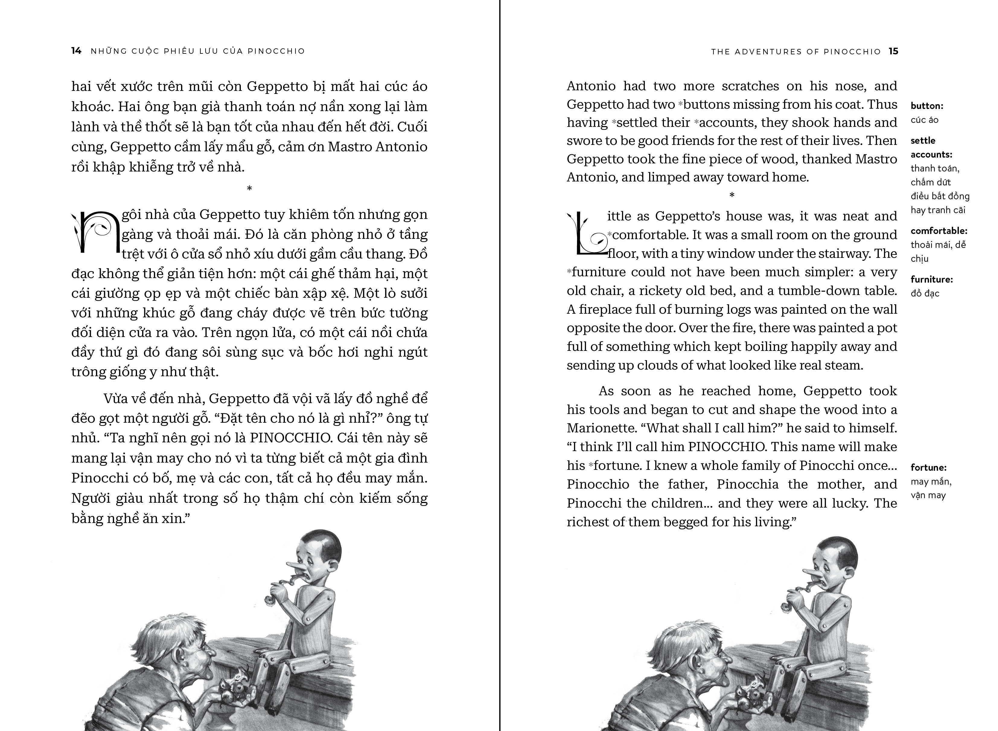 Những cuộc phiêu lưu của PINOCCHINO_The adventures of PINOCCHINO song ngữ Việt - Anh