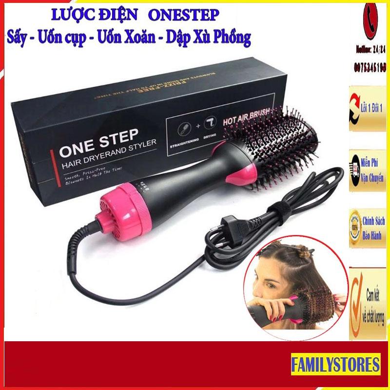 Lược sấy tóc đa năng Onestep kiêm mấy sấy khí tạo phồng,lược điện sấy tóc xoay 360 độ vừa sấy tóc vừa tạo kiểu