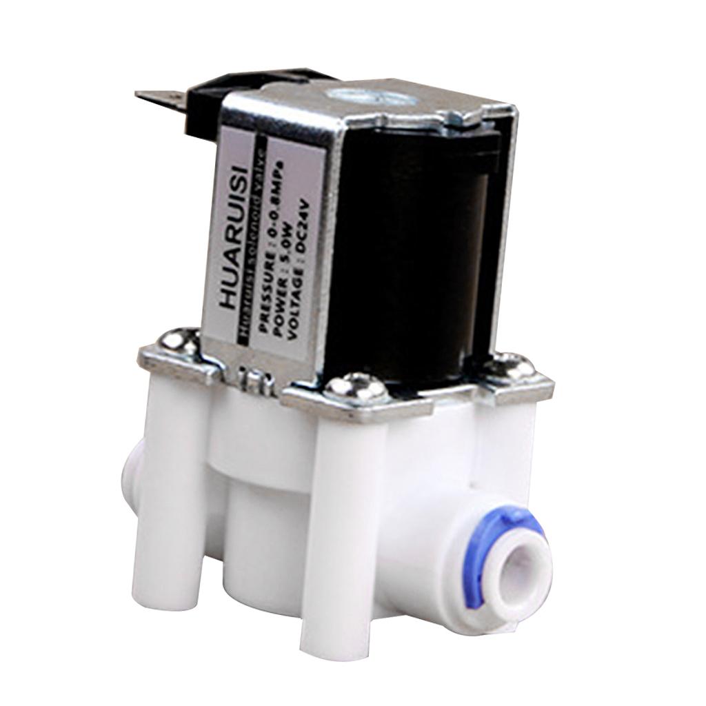 24V DC 1/4" Electric Solenoid Valve Purified Water Valve 0-0.8Mpa