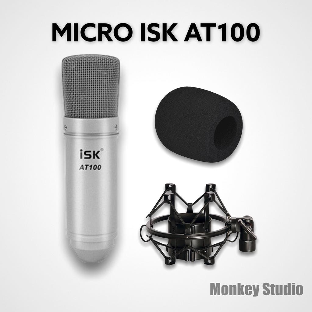 Bộ Mic Hát Livestream Soundcard ICON UPOD PRO &amp; Mic ISK AT100  Chất Lượng Cao, Âm Thanh Cực Kỳ Sống Động - HÀNG CHÍNH HÃNG