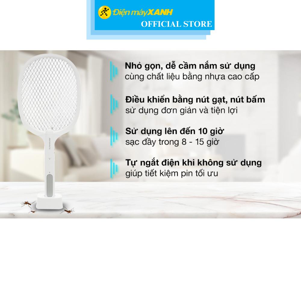 Vợt muỗi thông minh 3 in 1 Sunhouse SHE-Pro11.W - Hàng Chính Hãng