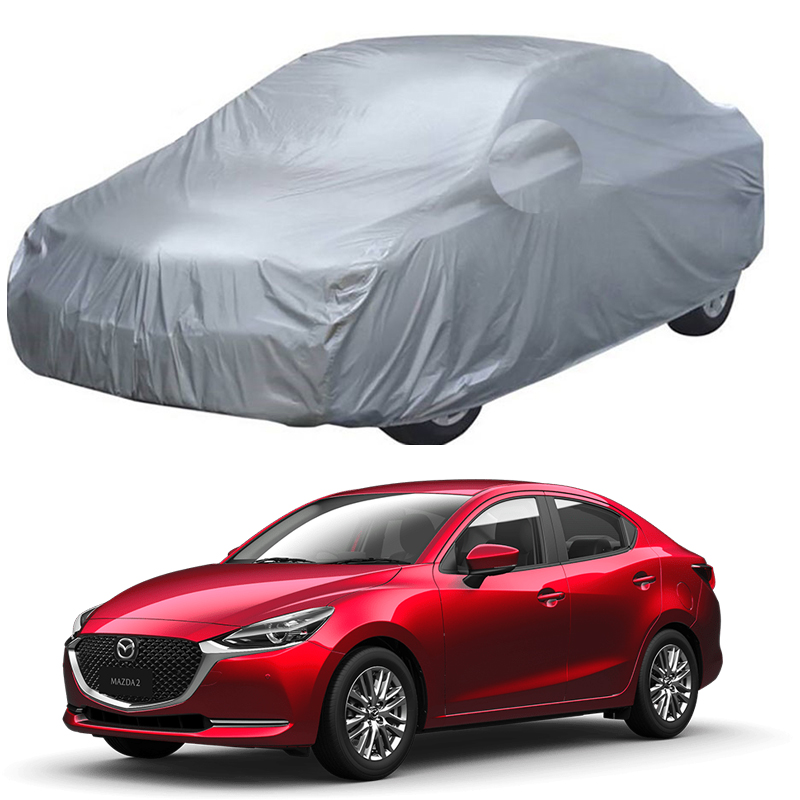 Bạt Phủ xe Ô Tô Mazda 2 Sedan Bạt Trùm Xe Hơi Chắn Nắng Chất Vải Dù Siêu Bền Chống Mưa Nắng Bảo Vệ xe