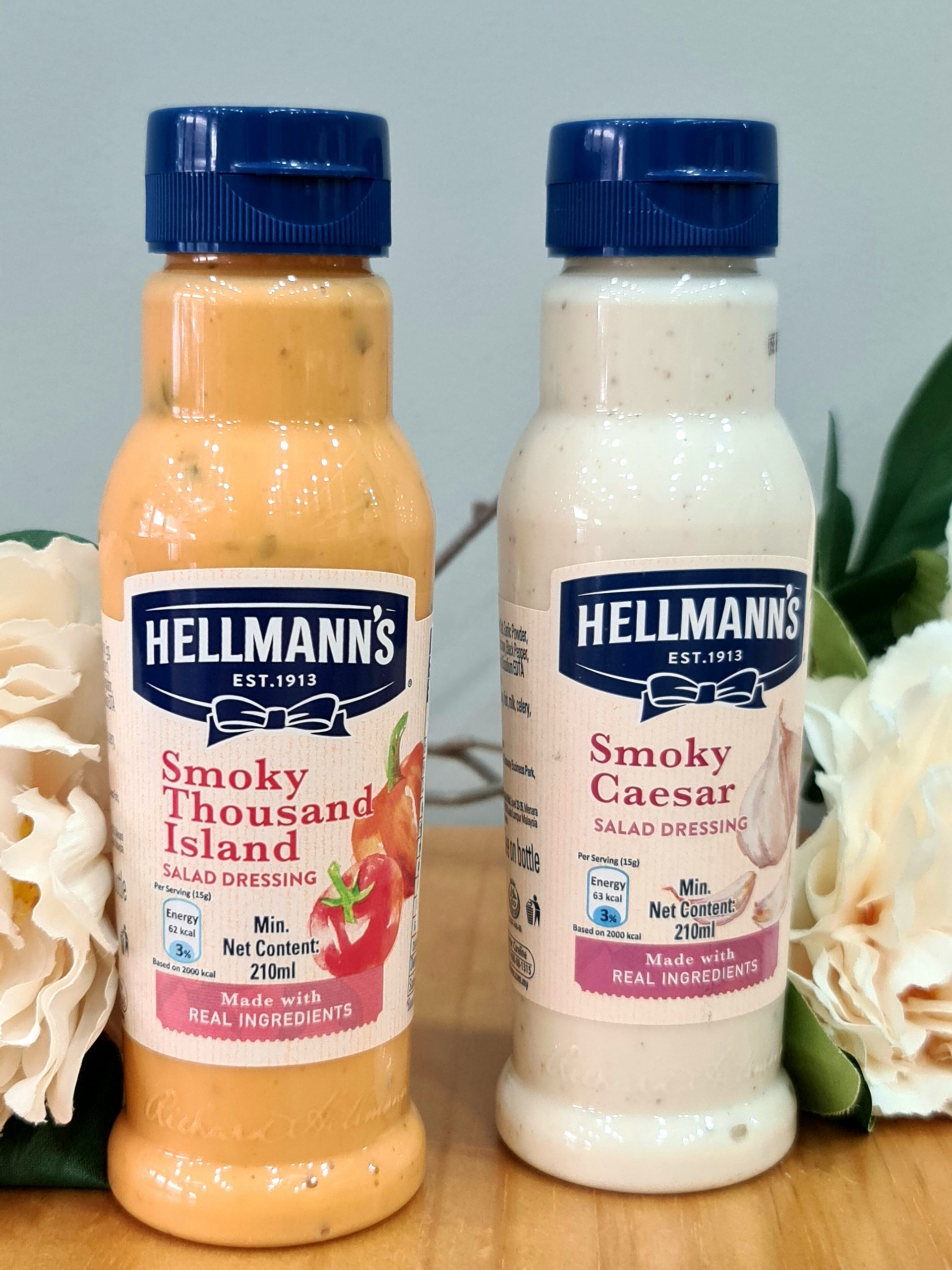 SỐT SALAD SMOKY HELLMANN'S 210ml  - SỐT SALAD SMOKY THOUSAND ISLAND HELLMANN'S