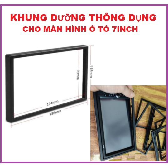 Khung Viền 2 Din Cho Đầu Dvd Xe Ô Tô, khung dưỡng thông dụng cho màn hình 7inch.