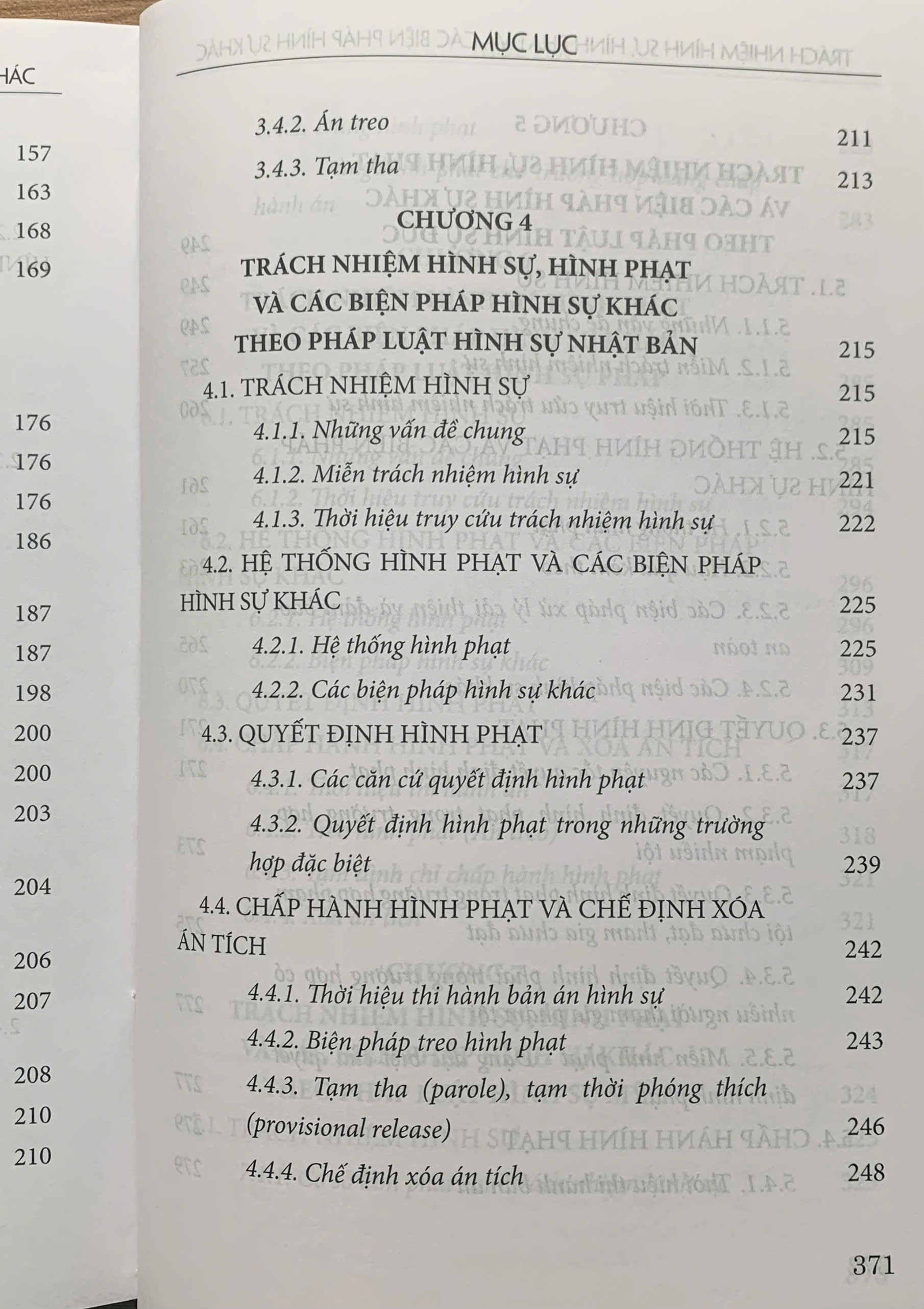 Trách nhiệm hình sự, hình phạt và các biện pháp hình sự khác