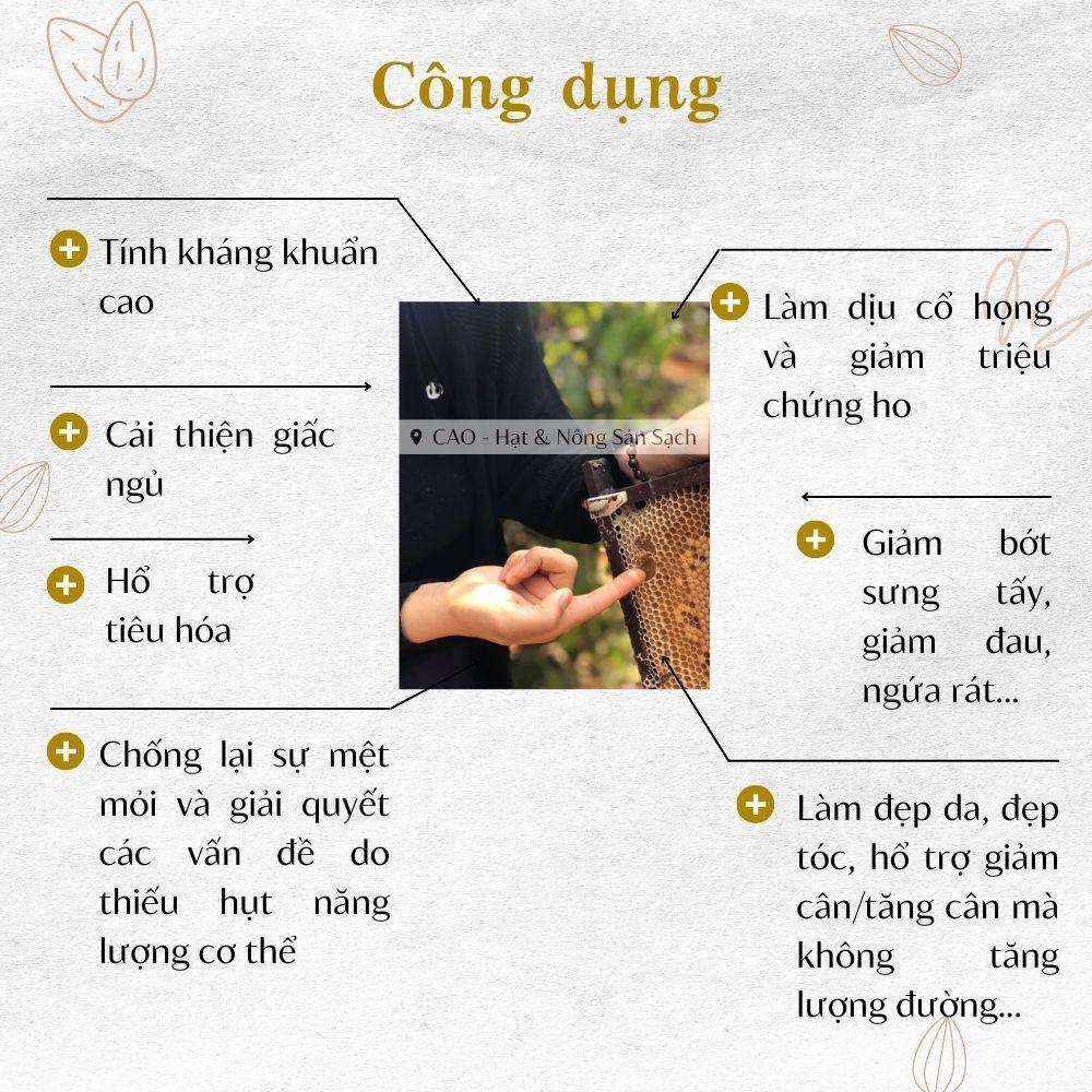 Mật ong hoa cà phê Đaklak CAO FOOD từ mật ong lấy tại vườn nguyên chất nguyên vị 100% tự nhiên