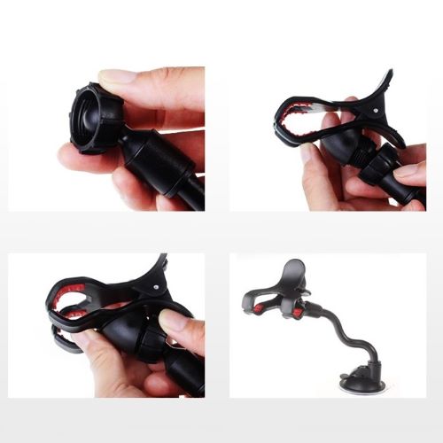 GIÁ KẸP ĐIỆN THOẠI TRÊN XE Ô TÔ SOFT TUBE HOLDER HÚT KÍNH