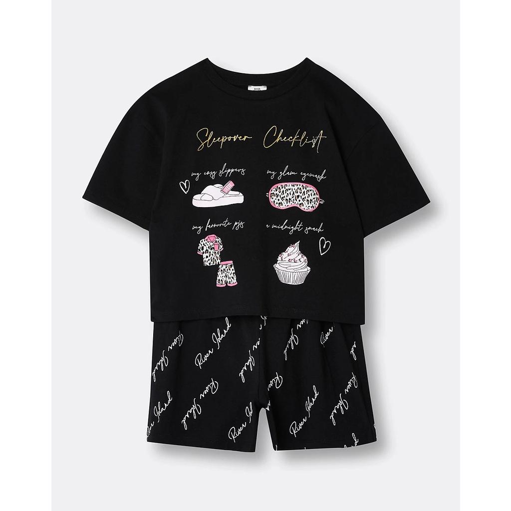 Set bộ đồ bé gái River săn sale sz 5-6Y