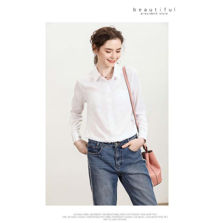 Áo sơ mi nữ trắng
