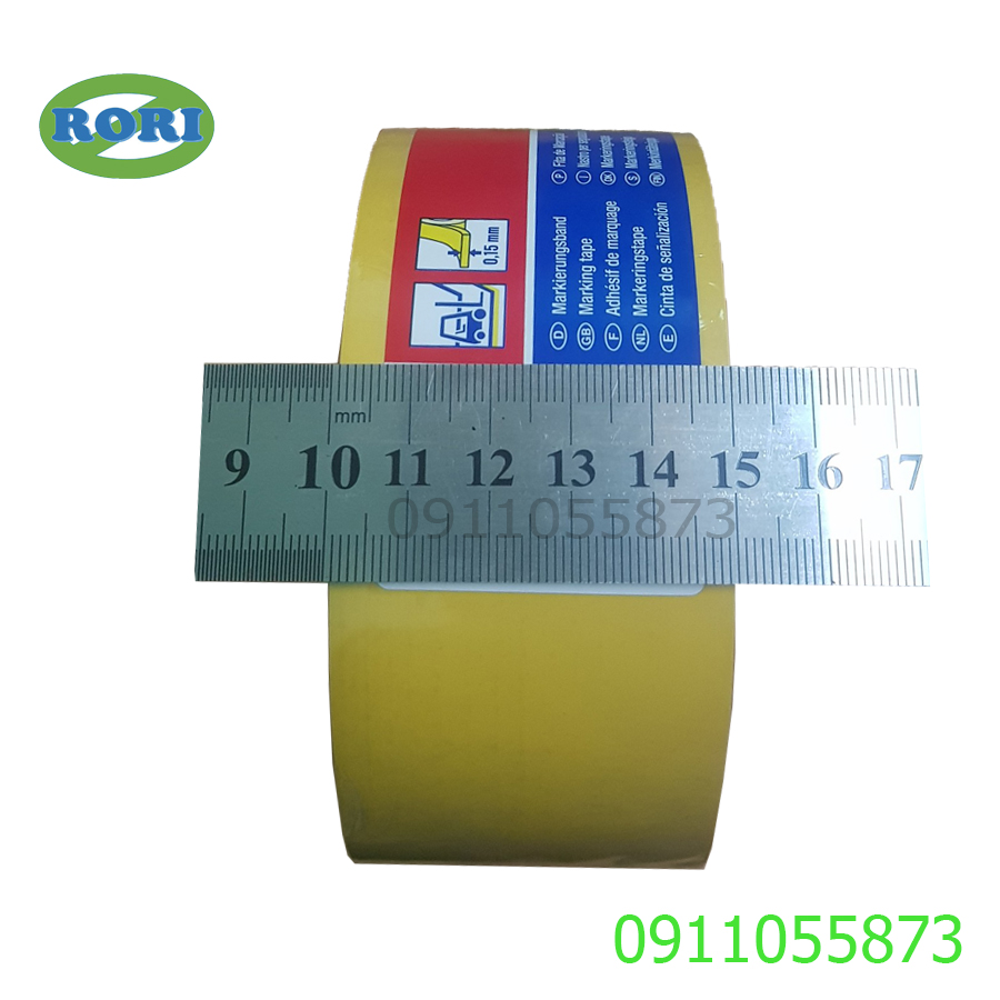 Băng Keo PVC Tesa 60760 size 33m x 50mm màu Vàng - Thay thế băng keo 3M