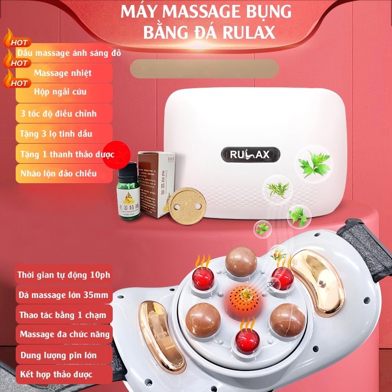 Đai Massage Bụng Đa Năng , Massage tan Mỡ Bụng, Giảm Đau Nhức Toàn Thân