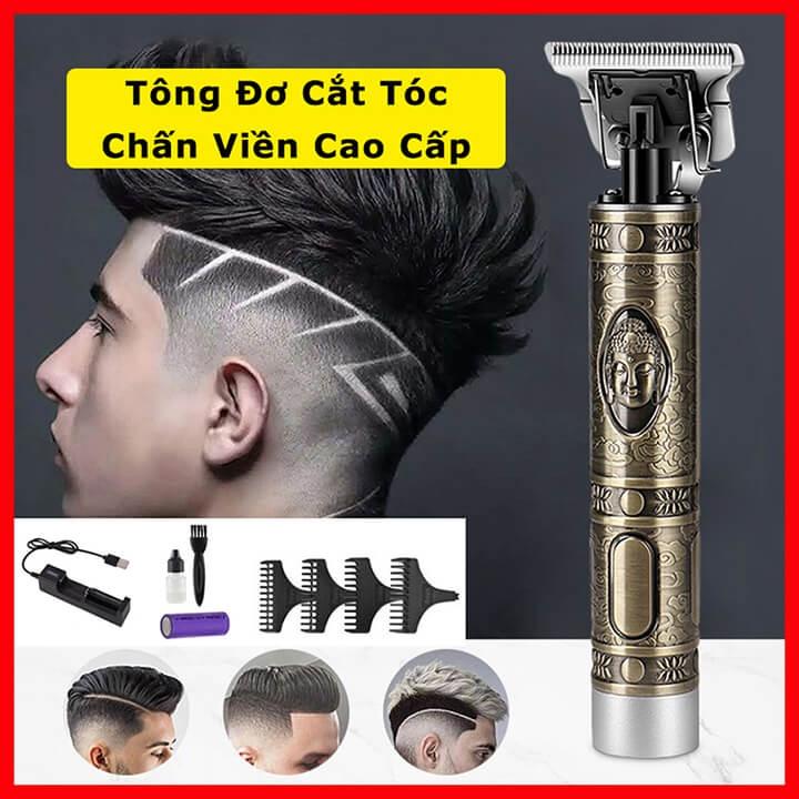 Tông Đơ Cắt Tóc, Cạo Râu, Bấm Viền - Tông Đơ Chấn Viền Sạc Điện Cầm Tay Pin Rời Siêu Chắc Chắn Bền Đẹp - Hàng Chất Lượng KST