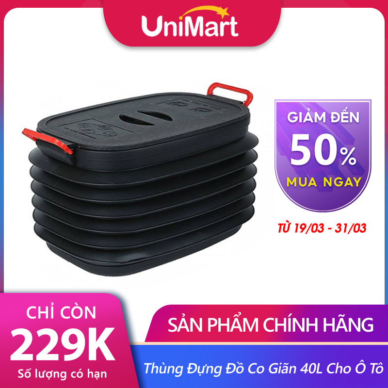 Thùng Đựng Đồ Ô Tô - Co Dãn Bằng Cao Su Damas  - Hàng Chính Hãng