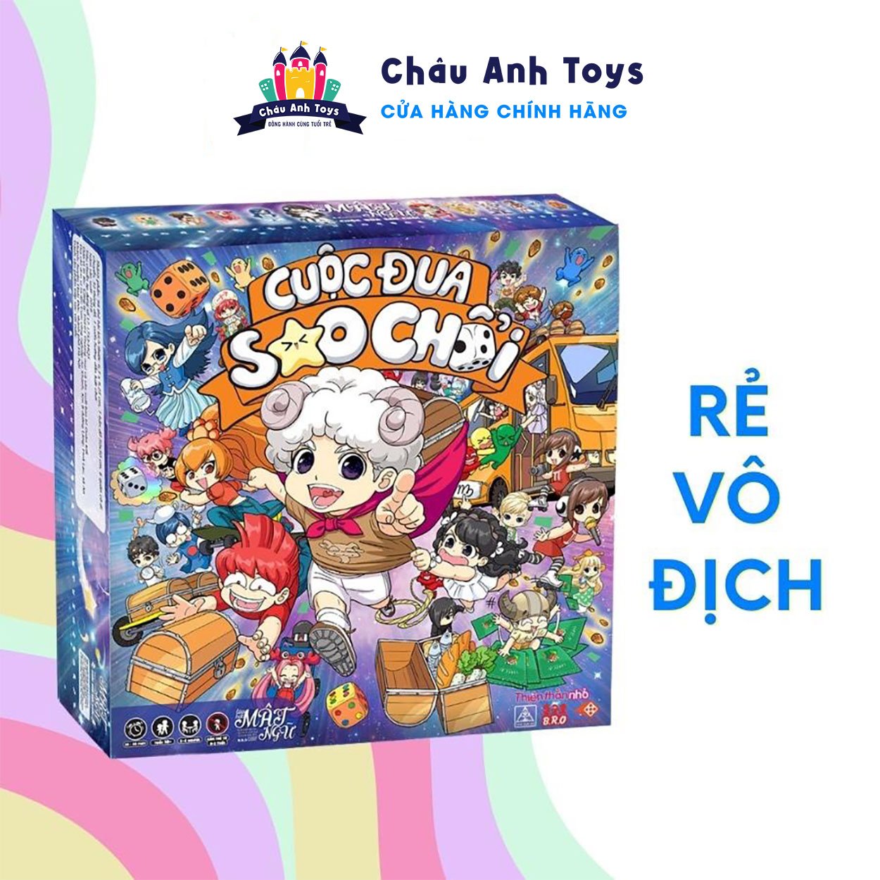 Bộ trò chơi Cuộc Đua Sao Chổi Lớp Học Mật Ngữ - Boardgame