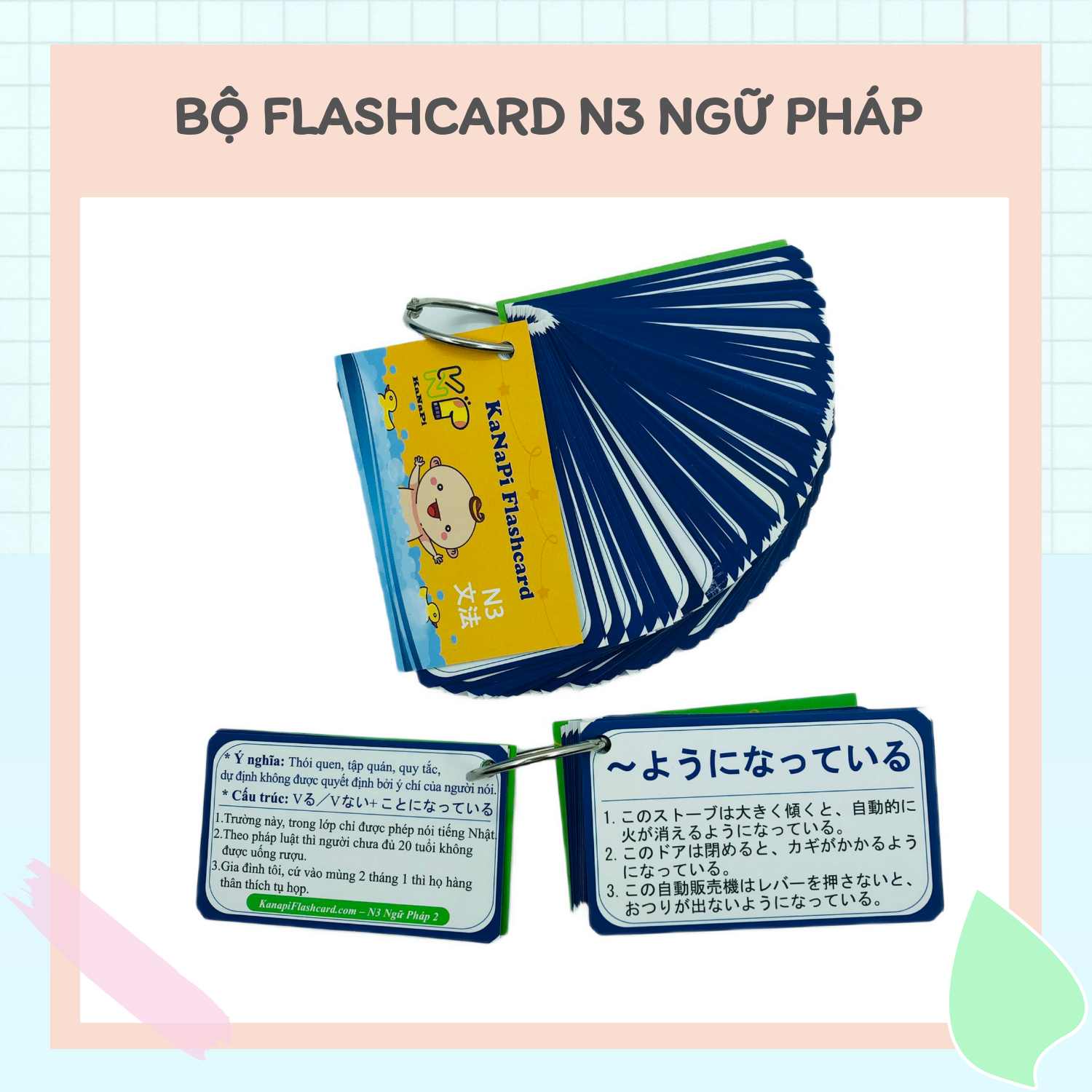 Thẻ Học Flashcard N3 Ngữ Pháp