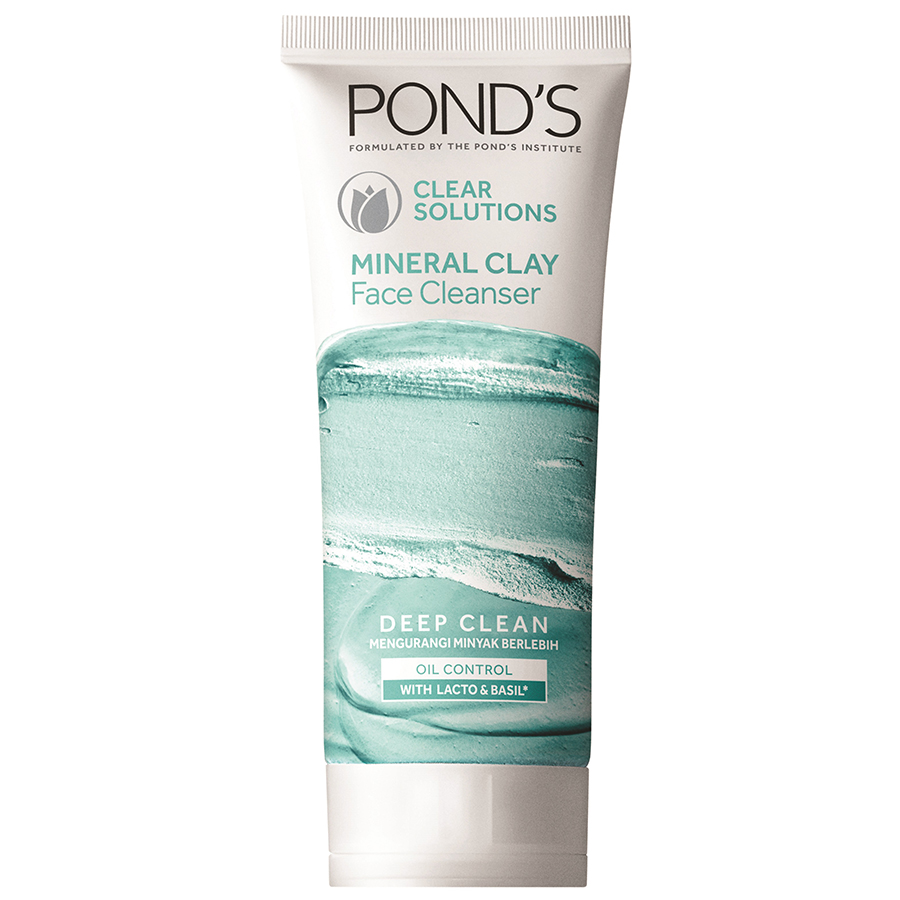 Sữa Rửa Mặt Pond's Đất Sét Khoáng Sạch Sâu Kiềm Dầu  (90g)