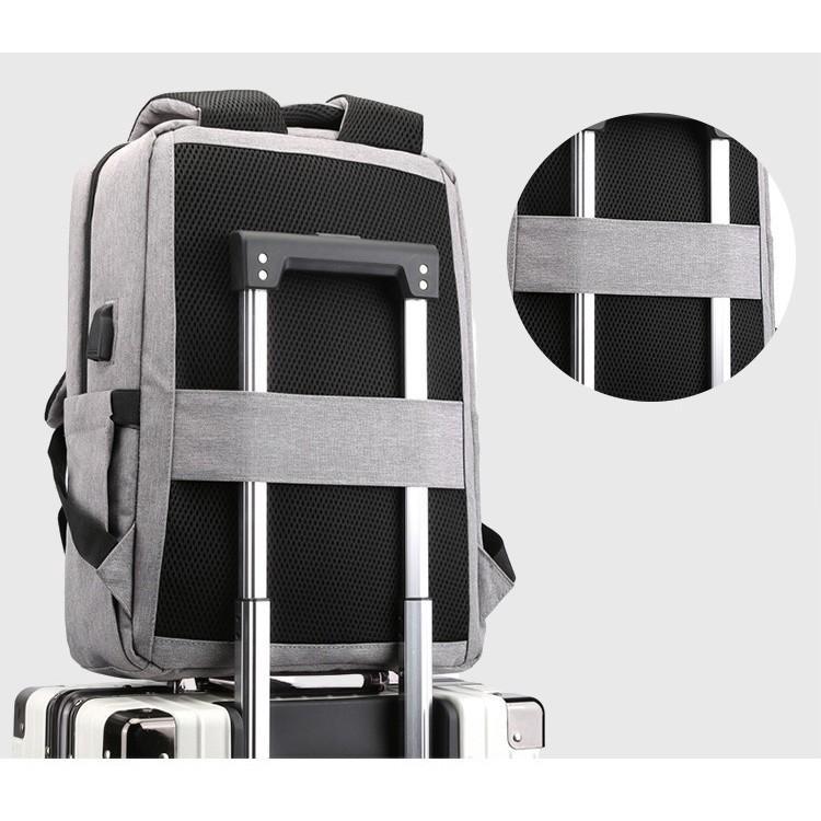 Balo văn phòng laptop 15,6 ICNH có sạt phản quan chống nước kép vào vali Shalla